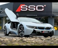 BMW i8 Stunning i8 Coupe Finished In Ionic Silver Metallic With Amido Black BMW i Spheric Full Perfo