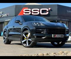 Porsche Cayenne Stunning Facelift Cayenne Coupe Finished In Chromite Black Metallic With Black Leath