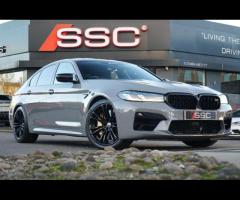 BMW M5 Stunning Facelift M5 Competition Finished In Individual Nardo Grey With Black Full Merino Lea