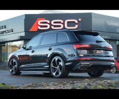 Audi SQ7 Stunning SQ7 V8 Petrol Black Edition Finished In Black Metallic With Crimson Red Diamond Qu - 2