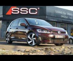 Volkswagen Golf Stunning Gold GTI DSG Finished In Ruby Black Metallic With GTI Specific Jacara Cloth