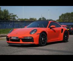 Porsche 911 Stunning 992 911 Turbo S Finished In Rare Lava Orange With Black Quilted Leather Interio - 7