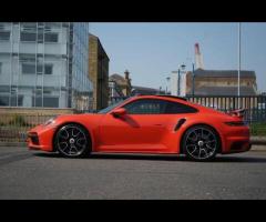 Porsche 911 Stunning 992 911 Turbo S Finished In Rare Lava Orange With Black Quilted Leather Interio - 8