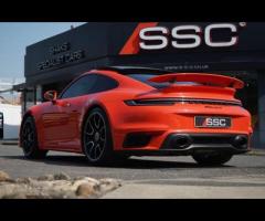 Porsche 911 Stunning 992 911 Turbo S Finished In Rare Lava Orange With Black Quilted Leather Interio - 9