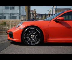 Porsche 911 Stunning 992 911 Turbo S Finished In Rare Lava Orange With Black Quilted Leather Interio - 32