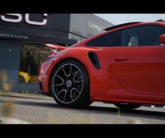 Porsche 911 Stunning 992 911 Turbo S Finished In Rare Lava Orange With Black Quilted Leather Interio - 34