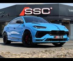 Lamborghini Urus Stunning Urus S Finished In Blu Cepheus With Nero Ade and Bianco Polar  Sofisticato