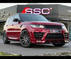 Land Rover Range Rover Sport Stunning Sport HSE Finished In Firenze Red Metallic With Black Perforat