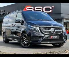 Mercedes-Benz V Class Stunning V300d AMG Line XLWB Finished In Obsidian Black Metallic With Black Na