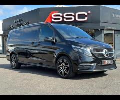Mercedes-Benz V Class Stunning V300d AMG Line XLWB Finished In Obsidian Black Metallic With Black Na - 5
