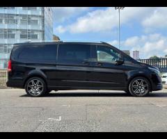 Mercedes-Benz V Class Stunning V300d AMG Line XLWB Finished In Obsidian Black Metallic With Black Na - 6