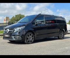 Mercedes-Benz V Class Stunning V300d AMG Line XLWB Finished In Obsidian Black Metallic With Black Na - 8