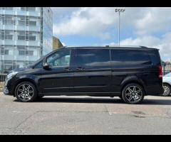 Mercedes-Benz V Class Stunning V300d AMG Line XLWB Finished In Obsidian Black Metallic With Black Na - 9
