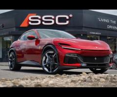 Ferrari Purosangue Stunning Purosangue V12 Finished In Special 4 Layer Rosso Fuoco Paint With Cuoio