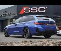 BMW 3 Series Stunning M340d Touring xDrive Finished In Portimao Blue Metallic With Mocha Vernasca Le - 2