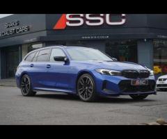 BMW 3 Series Stunning M340d Touring xDrive Finished In Portimao Blue Metallic With Mocha Vernasca Le - 5