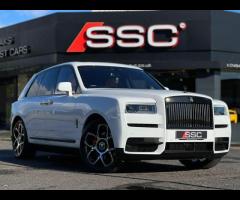 Rolls-Royce Cullinan Stunning VAT Qualifying Cullinan Black Badge Finished In Arctic White With Mand