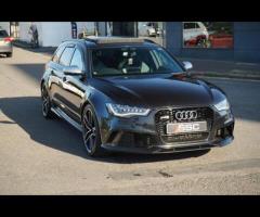 Audi RS6 Avant Stunning RS6 Finished In Phantom Black With Black Honeycomb Quilted Valcona Leather. - 5