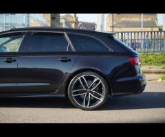 Audi RS6 Avant Stunning RS6 Finished In Phantom Black With Black Honeycomb Quilted Valcona Leather. - 10