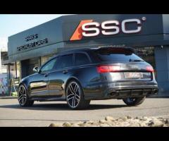 Audi RS6 Avant Stunning RS6 Finished In Phantom Black With Black Honeycomb Quilted Valcona Leather. - 11