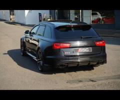 Audi RS6 Avant Stunning RS6 Finished In Phantom Black With Black Honeycomb Quilted Valcona Leather. - 12