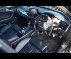 Audi RS6 Avant Stunning RS6 Finished In Phantom Black With Black Honeycomb Quilted Valcona Leather. - 18