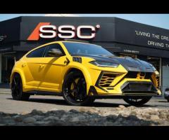 Lamborghini Urus Stunning Urus Finished In Giallo Auge With Nero Ade Unicolor Sportivo Leather Inter