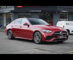 Mercedes-Benz C Class Stunning C300e AMG Line Premium Plus Finished In Red  Metallic With Black Leat - 5