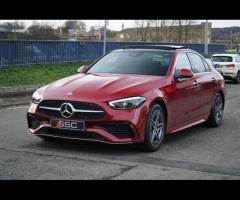 Mercedes-Benz C Class Stunning C300e AMG Line Premium Plus Finished In Red  Metallic With Black Leat - 7