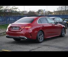 Mercedes-Benz C Class Stunning C300e AMG Line Premium Plus Finished In Red  Metallic With Black Leat - 11