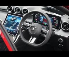 Mercedes-Benz C Class Stunning C300e AMG Line Premium Plus Finished In Red  Metallic With Black Leat - 18