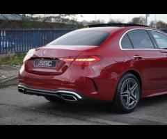 Mercedes-Benz C Class Stunning C300e AMG Line Premium Plus Finished In Red  Metallic With Black Leat - 30