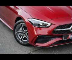 Mercedes-Benz C Class Stunning C300e AMG Line Premium Plus Finished In Red  Metallic With Black Leat - 33