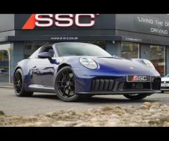 Porsche 911 Stunning 992 Carrera 4 GTS Targa. Finished In Gentian Blue Metallic With Electric and Me