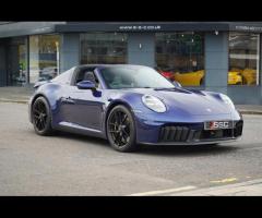 Porsche 911 Stunning 992 Carrera 4 GTS Targa. Finished In Gentian Blue Metallic With Electric and Me - 4