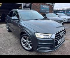 Audi Q3 DAYTONA GREY PEARL EFFECT IN COLOUR WITH BLACK LEATHER INTERIOR, 2 KEYS, RECENT SERVICE - 5