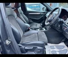 Audi Q3 DAYTONA GREY PEARL EFFECT IN COLOUR WITH BLACK LEATHER INTERIOR, 2 KEYS, RECENT SERVICE - 5 - 3