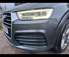 Audi Q3 DAYTONA GREY PEARL EFFECT IN COLOUR WITH BLACK LEATHER INTERIOR, 2 KEYS, RECENT SERVICE - 5 - 17