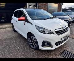 Peugeot 108 HERE WE HAVE A MUCH DESIRABLE ROLAND GARROS OPEN TOP MODEL. THIS EXCLUSIVE MODEL HAS ONE