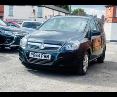 Vauxhall Zafira 7 SEATS PARKING SENSOR, EURO 6, ALLOY WHEELS, COMES WITH 12 MONTH MOT, CHECK WEBSITE - 7