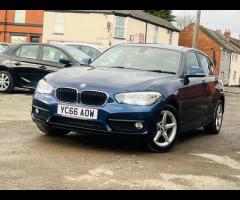 BMW 1 Series SAT NAVIGATION FULL BLACK LEATHER HEATED SEAT PARKING SENIOR MOT 16/6/2026 CHECK WEBSIT