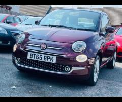 Fiat 500 £20 ROAD TAX, SAT NAV, PARKING SENSOR, EURO 6, PANORAMIC ROOF,MOT EXPIRY 22/01/2026,  ALLOY - 17