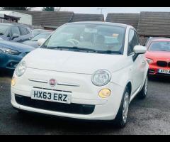 Fiat 500 COMES WITH 12 MONTH MOT, EURO 6, PANORAMIC ROOF, AIR CON, HALF LEATHER TRIM, SPACE SAVER SP - 5