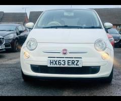 Fiat 500 COMES WITH 12 MONTH MOT, EURO 6, PANORAMIC ROOF, AIR CON, HALF LEATHER TRIM, SPACE SAVER SP - 7