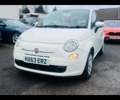 Fiat 500 COMES WITH 12 MONTH MOT, EURO 6, PANORAMIC ROOF, AIR CON, HALF LEATHER TRIM, SPACE SAVER SP - 8