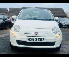 Fiat 500 COMES WITH 12 MONTH MOT, EURO 6, PANORAMIC ROOF, AIR CON, HALF LEATHER TRIM, SPACE SAVER SP - 11