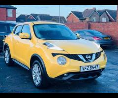 Nissan Juke 5 STAMPS, SAT NAV, AIR CON, CHECK WEBSITE FOR MORE DEALS, OVER 200 CARS IN STOCK, 12 MON - 11