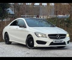 Mercedes-Benz CLA LOGBOOK|

This is a 2014 Mercedes-Benz CLA180 AMG Sport, a stylish car with a 1.6L - 3
