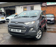 Ford Ecosport 1.0T EcoBoost Zetec 2WD Euro 6 (s/s) 5dr - 4