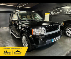 Land Rover DISCOVERY 4 3.0 SD V6 HSE Luxury SUV 5dr Diesel Auto 4WD Euro 5 (255 bhp) IVORY LEATHER -